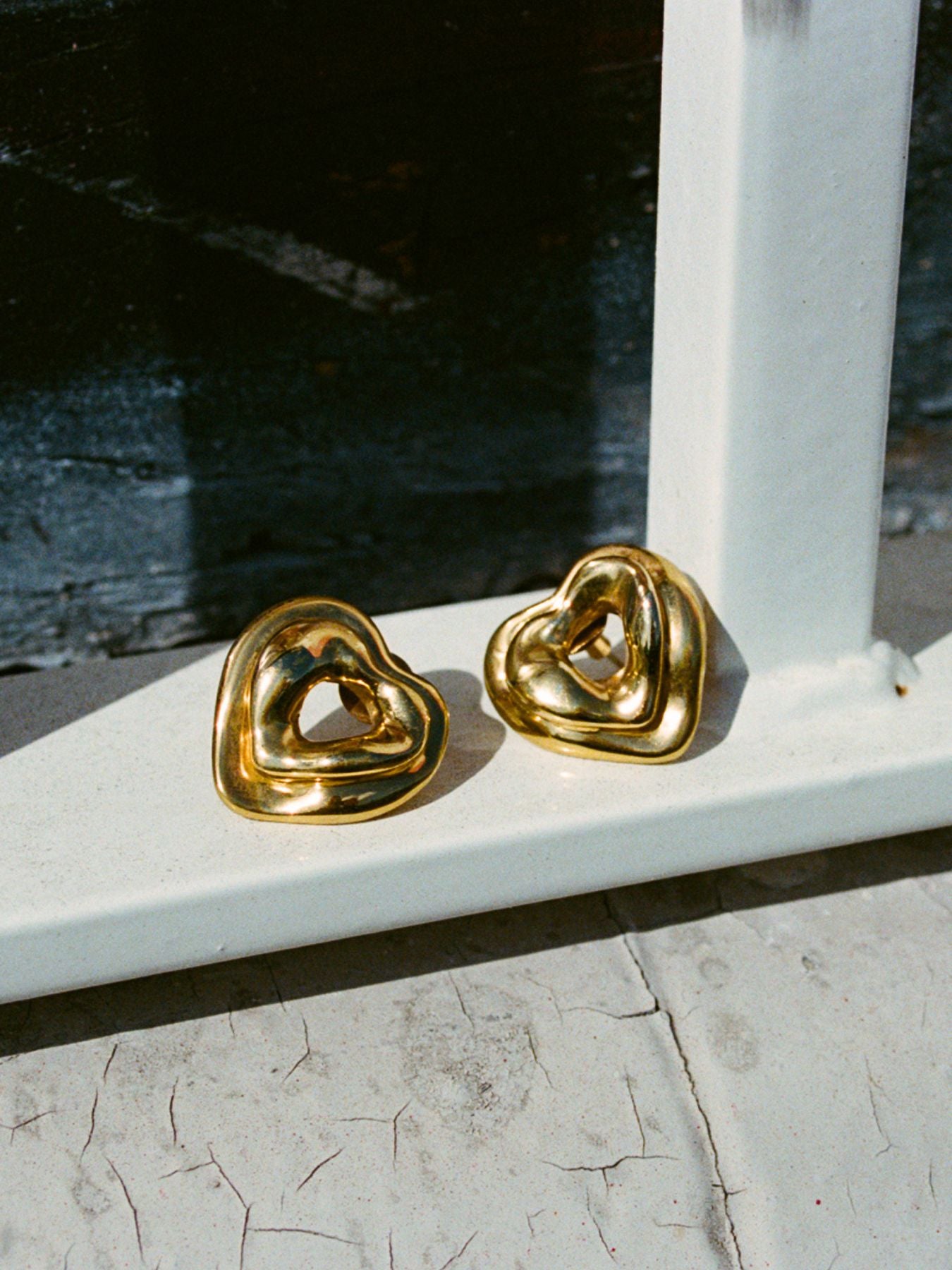 Double Heart Earrings