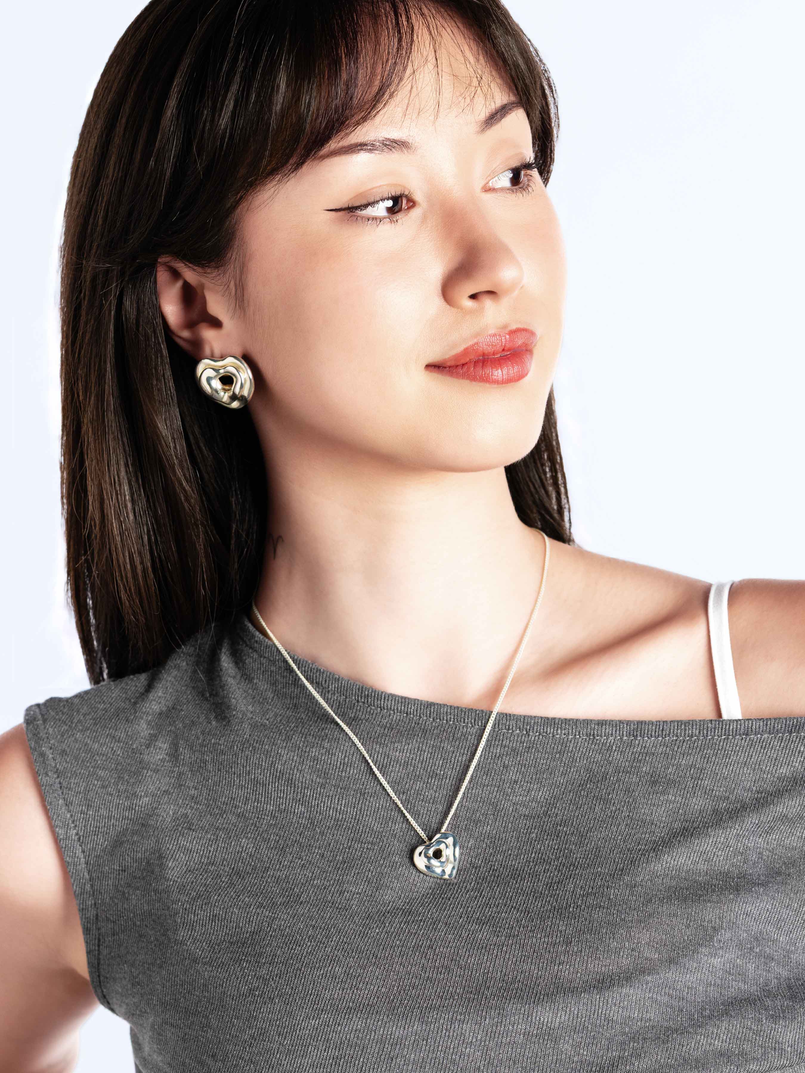Mini Double Heart Pendant