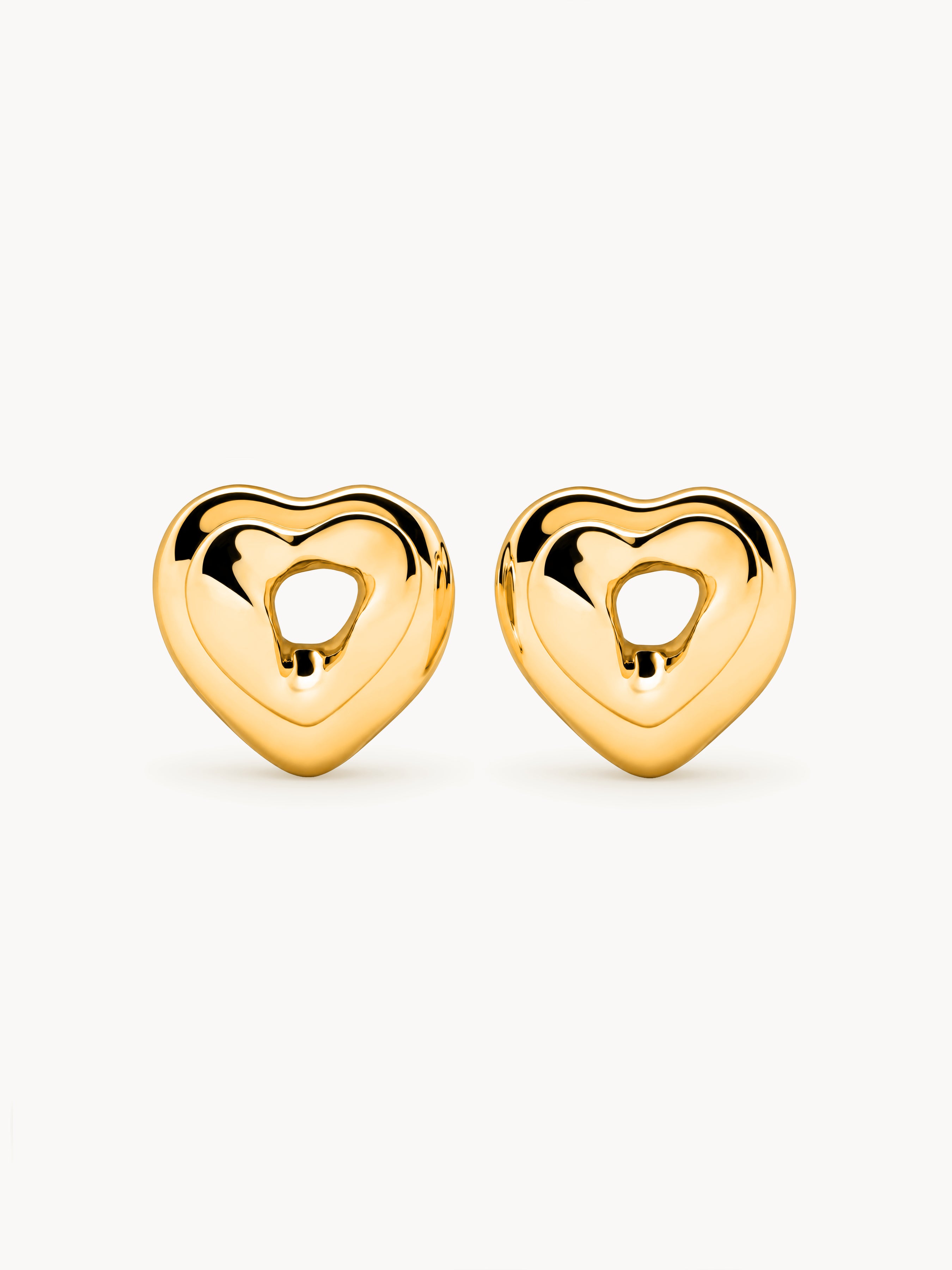 Double Heart Earrings
