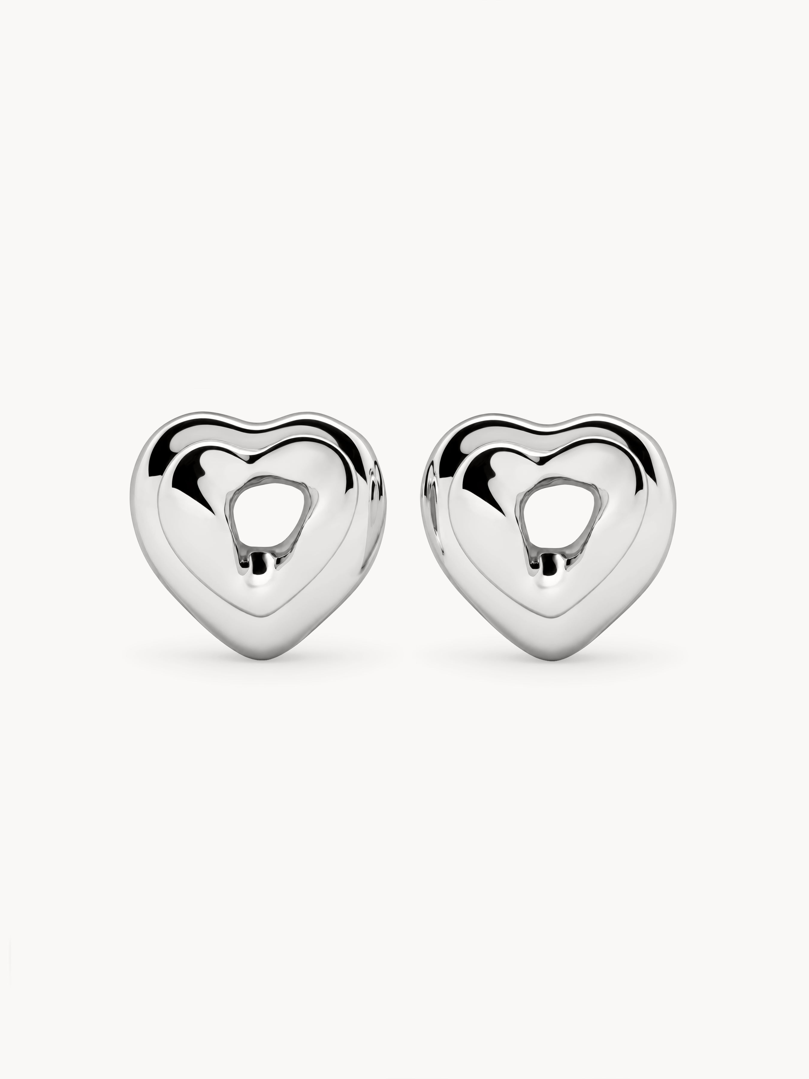 Double Heart Earrings
