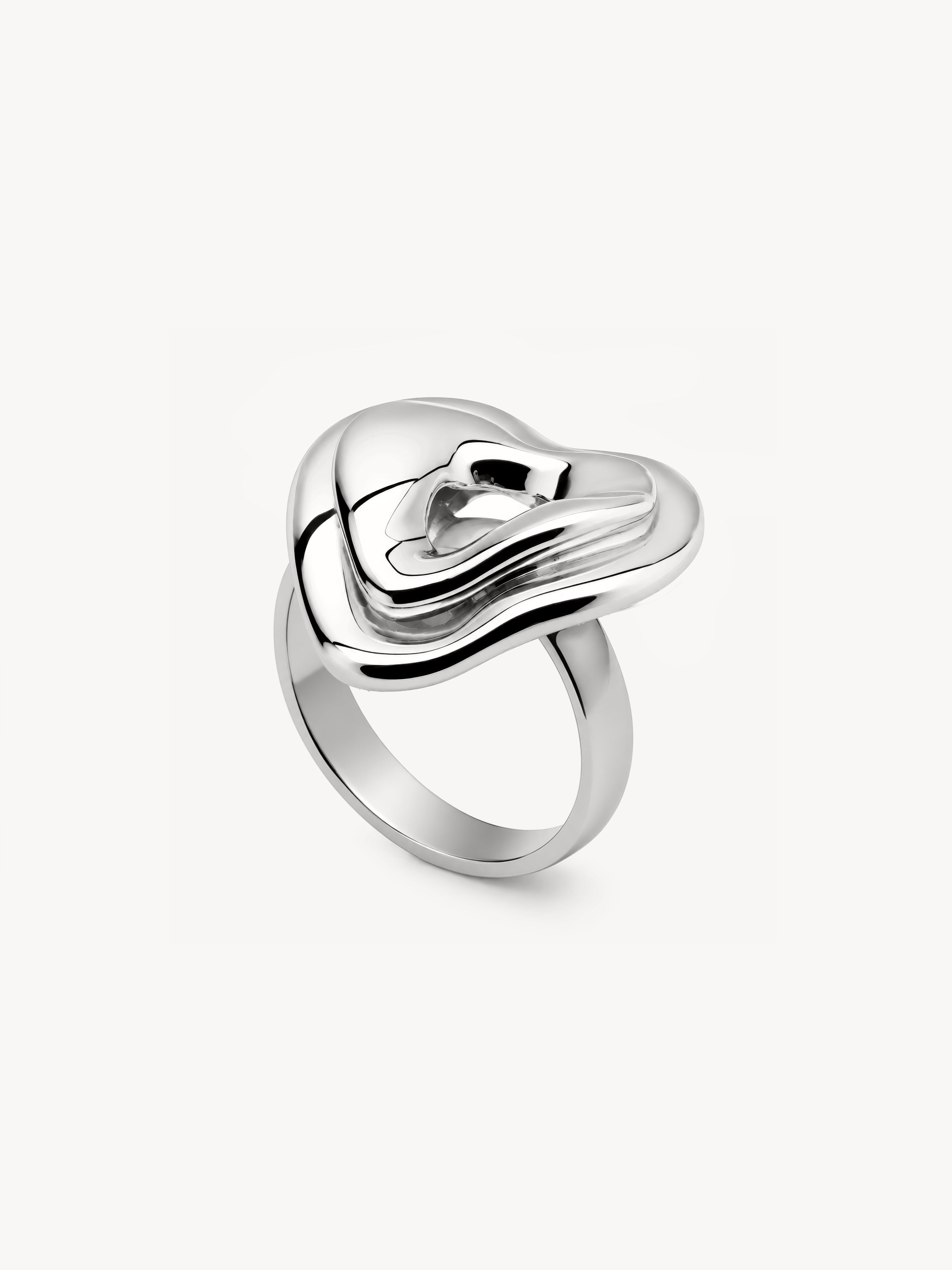 Mini Double Heart Ring